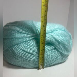 Yarn Huge skein color turquoise for scarf kid sweater blanket super soft new